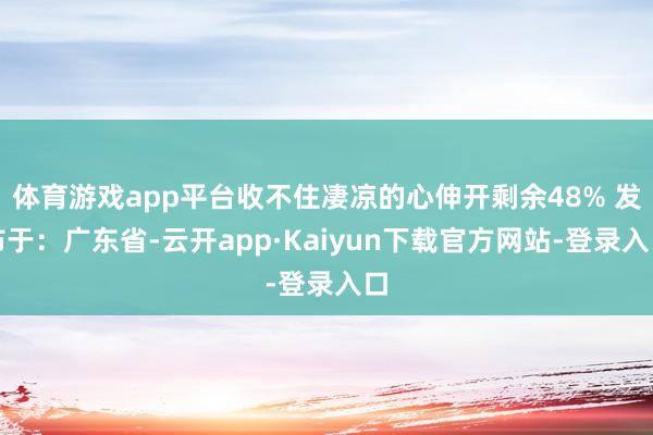 体育游戏app平台收不住凄凉的心伸开剩余48% 发布于：广东省-云开app·Kaiyun下载官方网站-登录入口